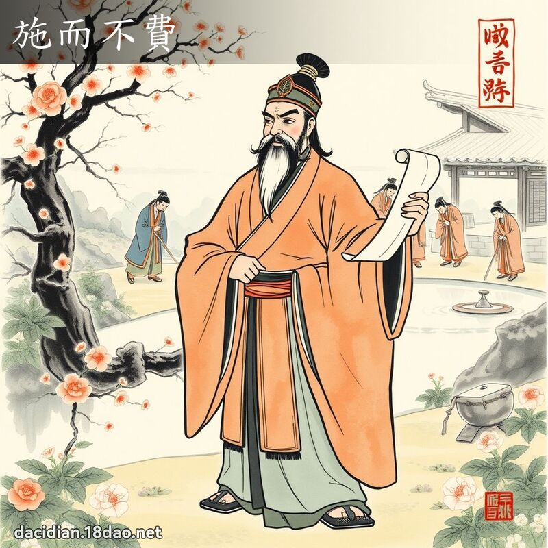 施而不费 配图