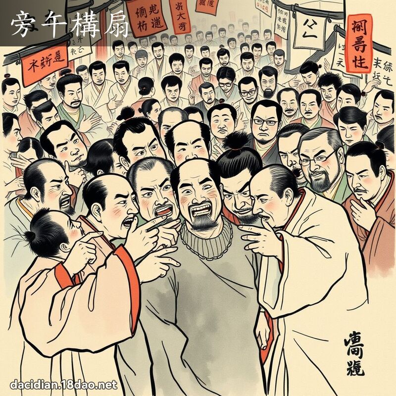 旁午構扇 配图