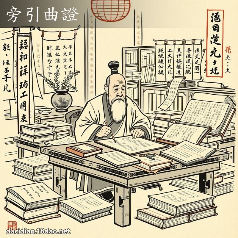 旁引曲證 配图
