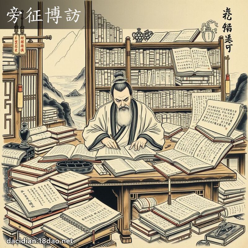 旁征博訪 配图