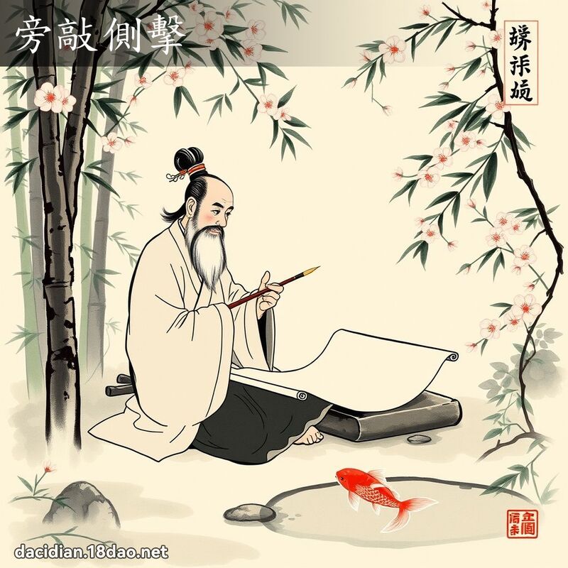 旁敲側擊 配图