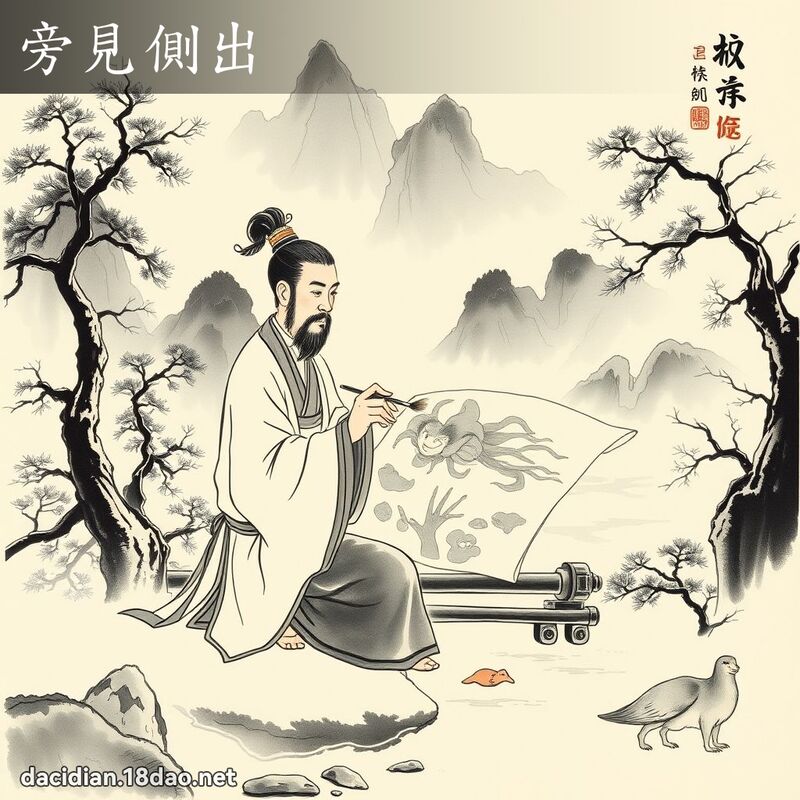 旁見側出 配图