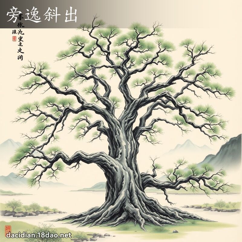 旁逸斜出 配图
