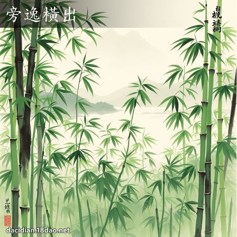 旁逸橫出 配图