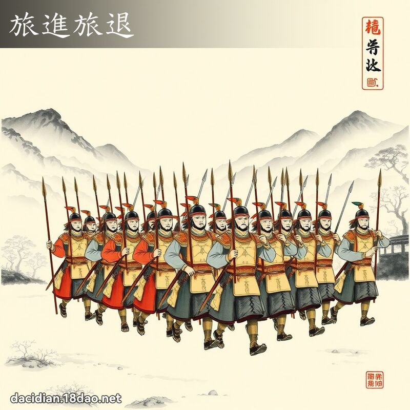 旅進旅退 配图