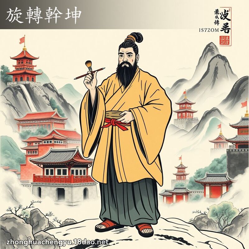 旋轉幹坤 配图
