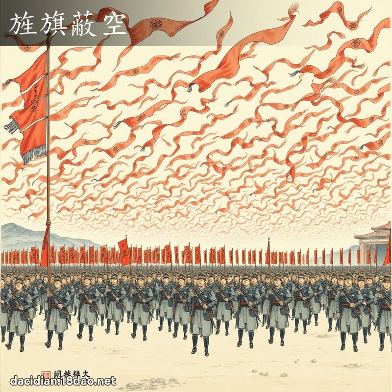 旌旗蔽空 配图