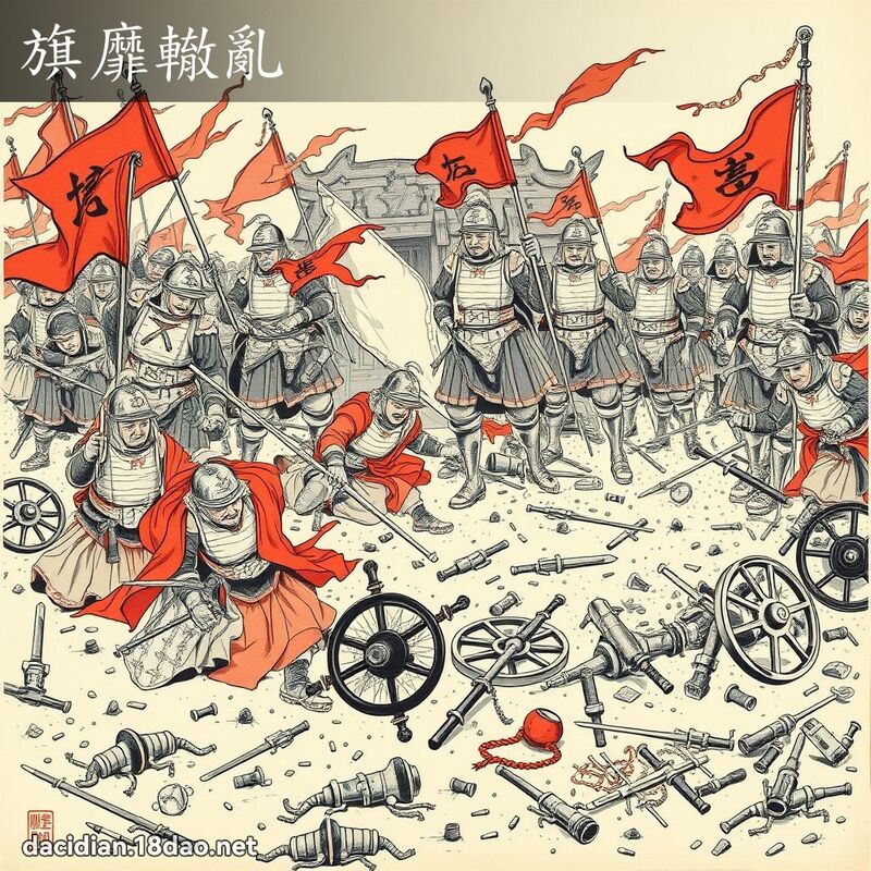 旗靡轍亂 配图