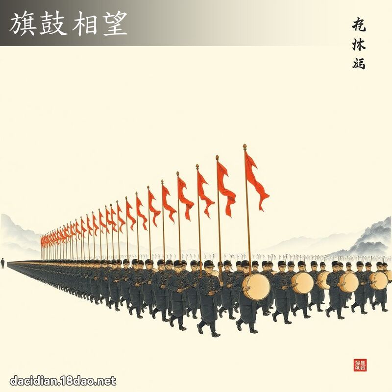 旗鼓相望 配图