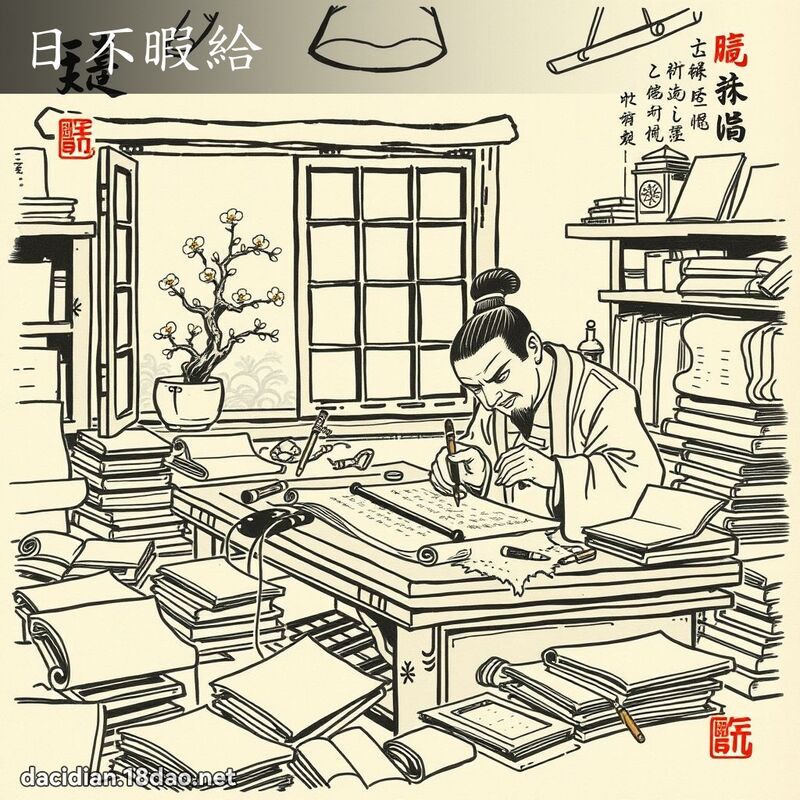 日不暇給 配图