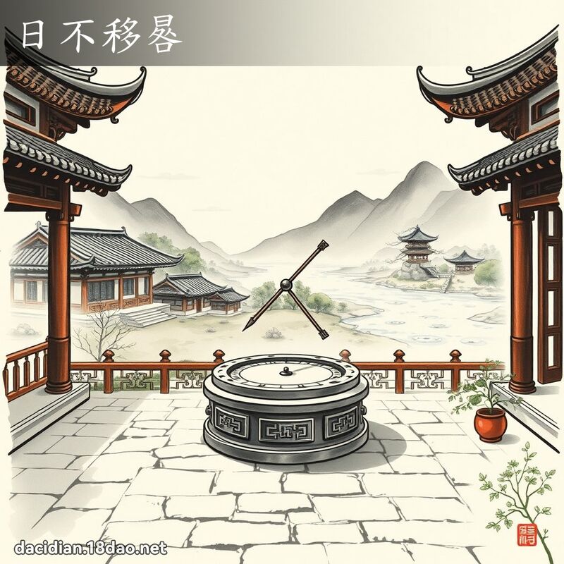 日不移晷 配图
