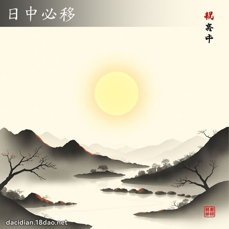 日中必移 配图