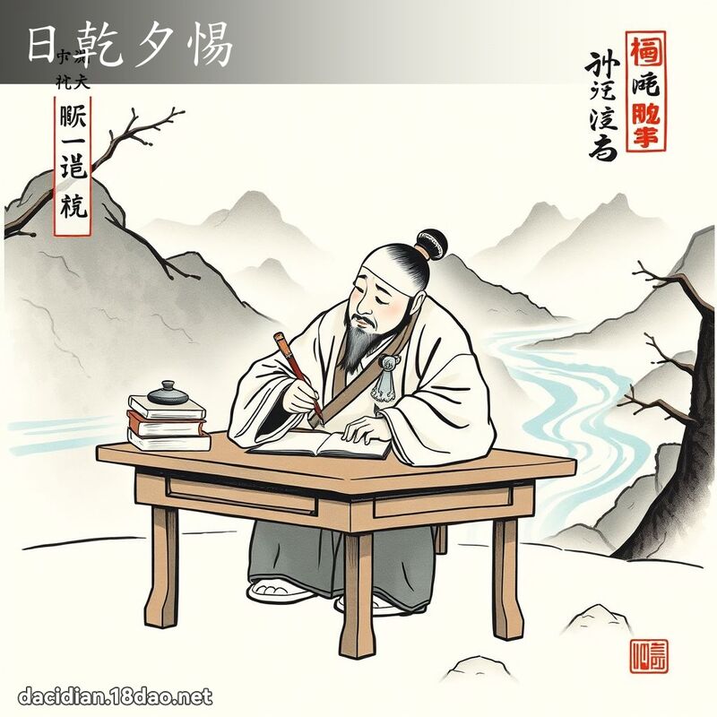 日乾夕惕 配图