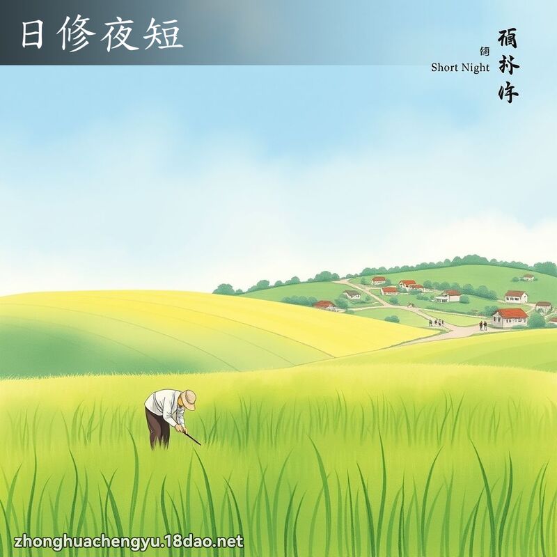 日修夜短 配图