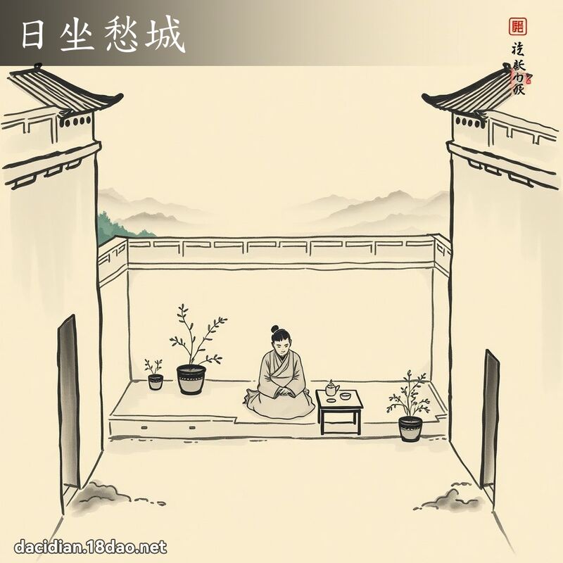 日坐愁城 配图