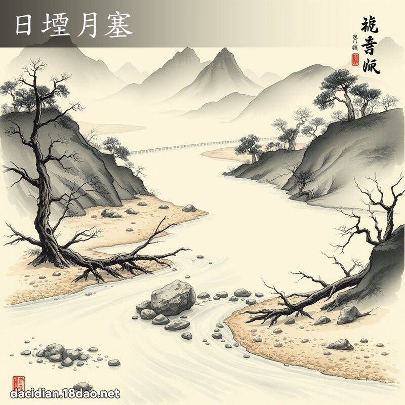 日堙月塞 配图