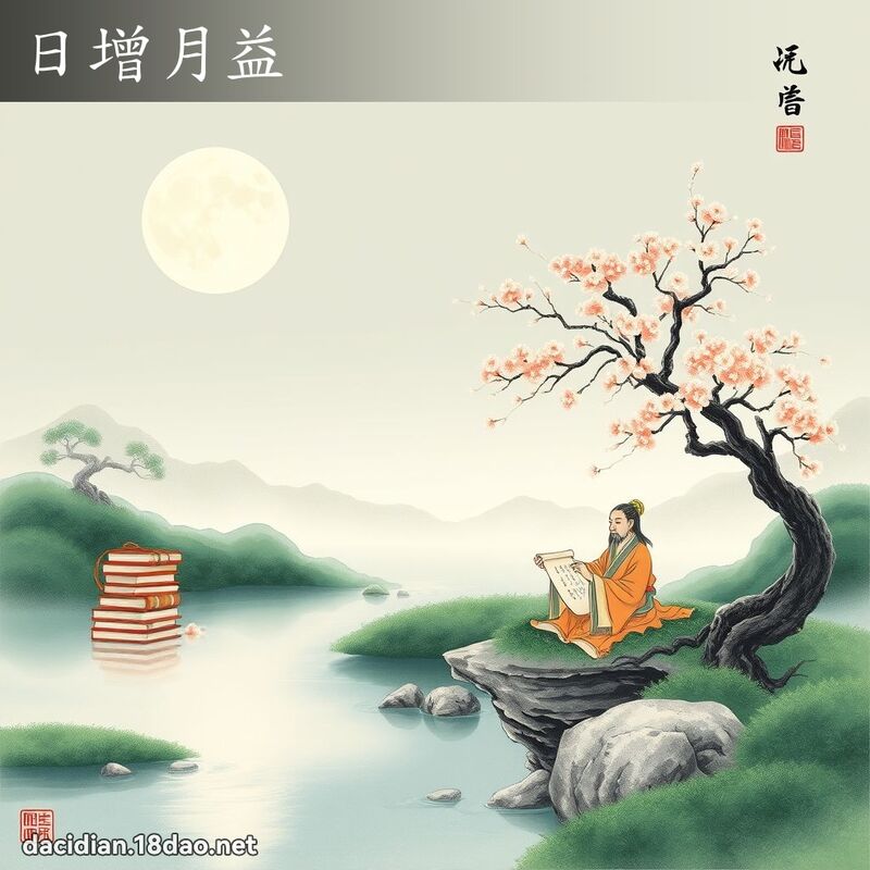 日增月益 配图
