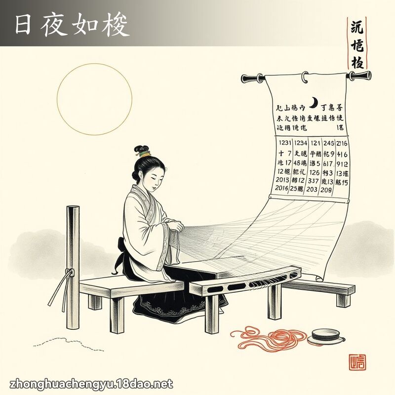 日夜如梭 配图