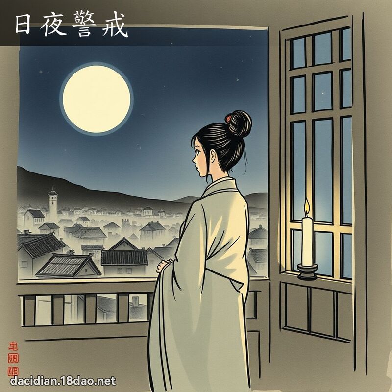 日夜警戒 配图