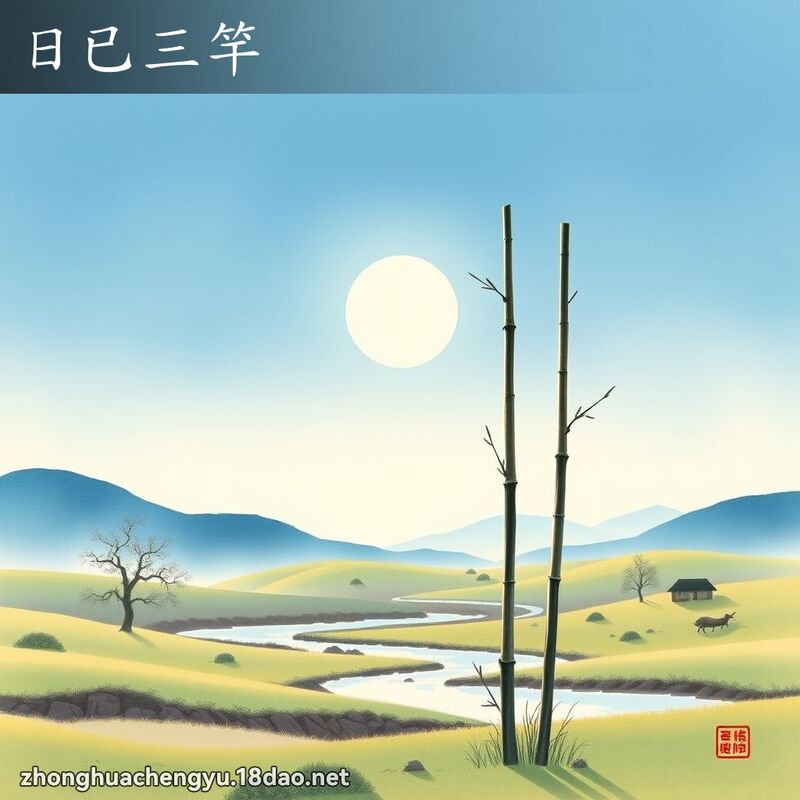 日已三竿 配图
