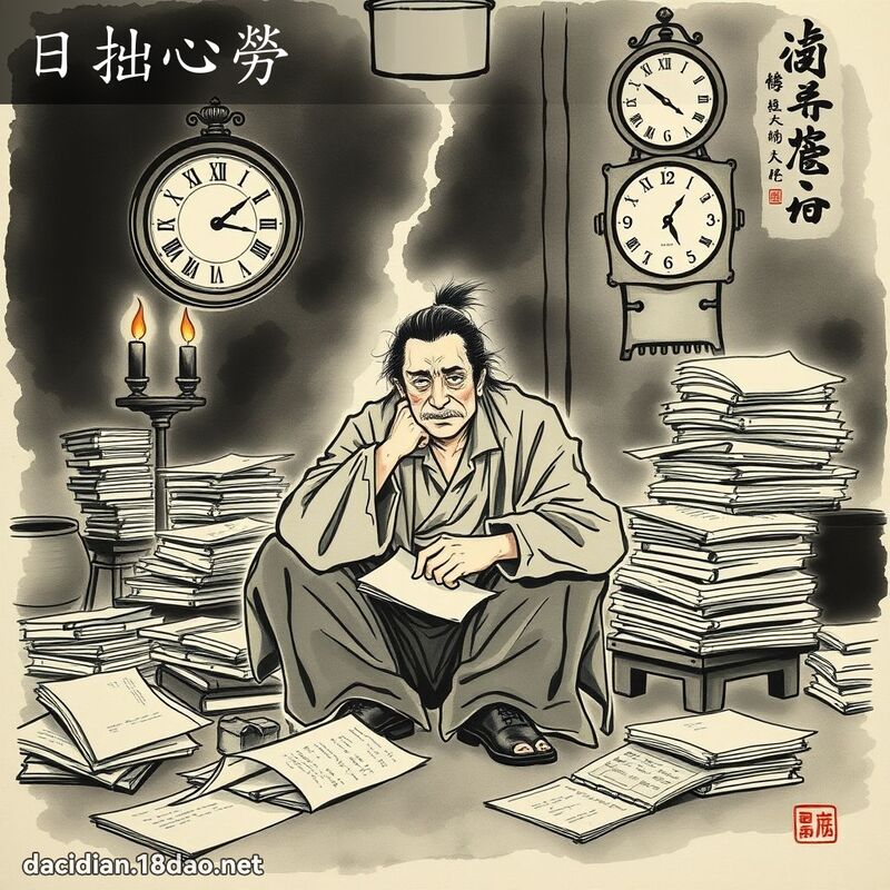 日拙心勞 配图