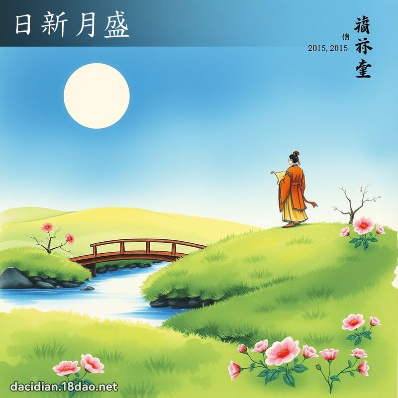 日新月盛 配图