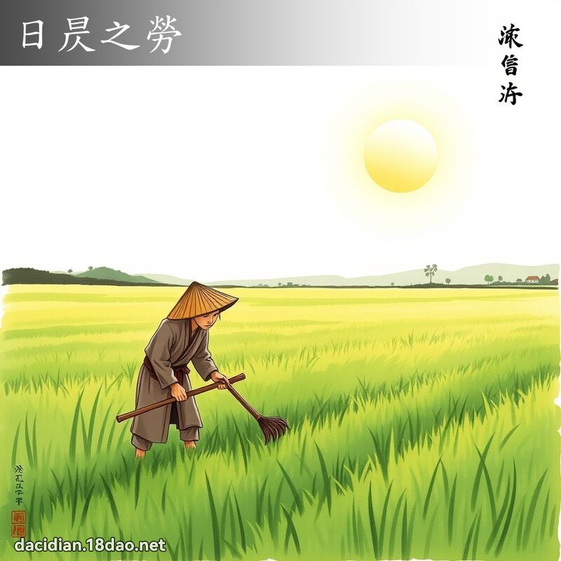 日昃之勞 配图