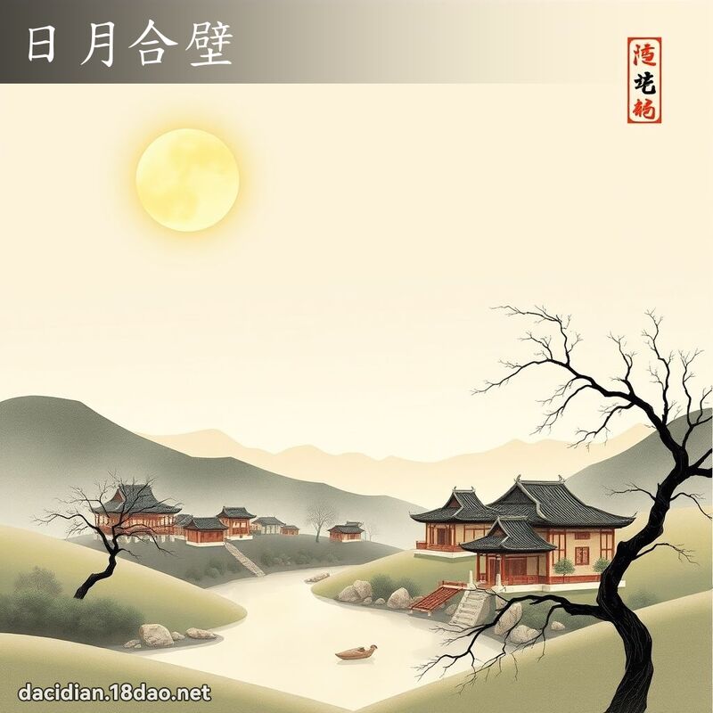 日月合壁 配图