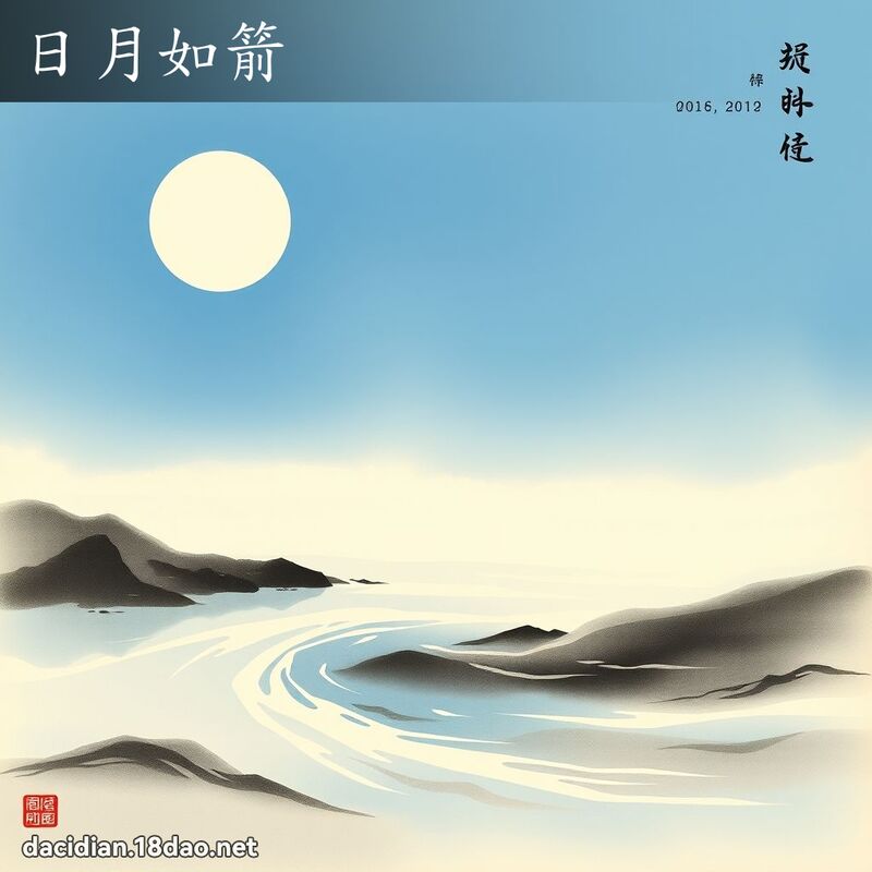 日月如箭 配图
