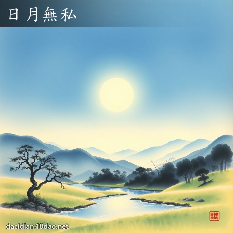日月無私 配图