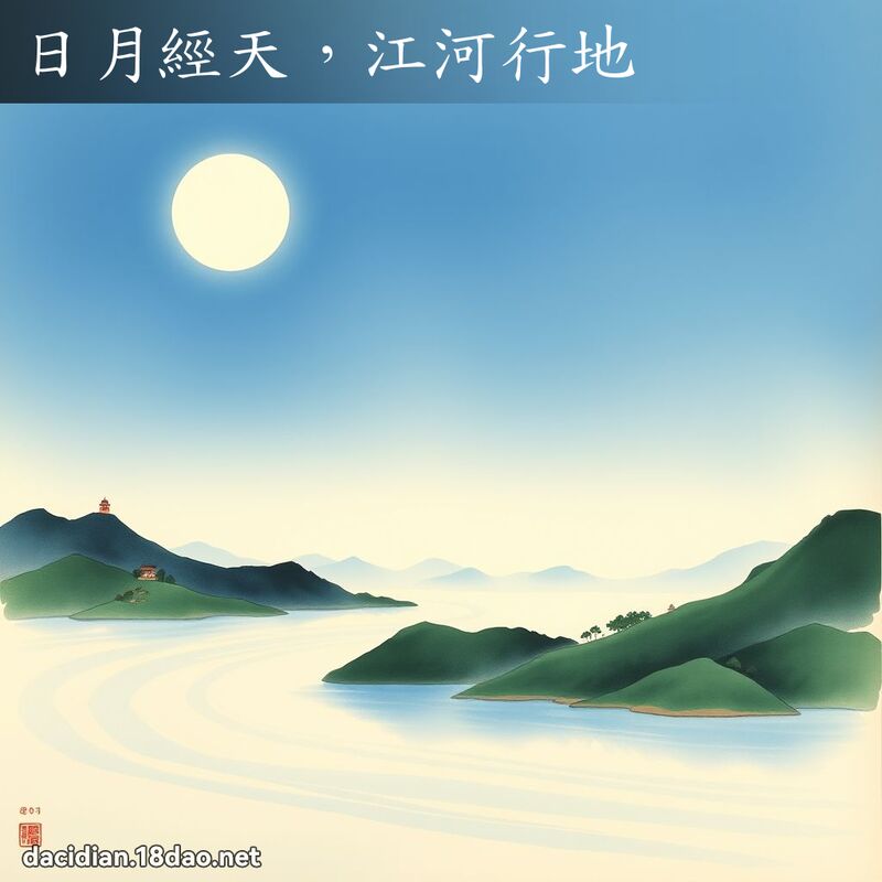 日月經天,江河行地 配图
