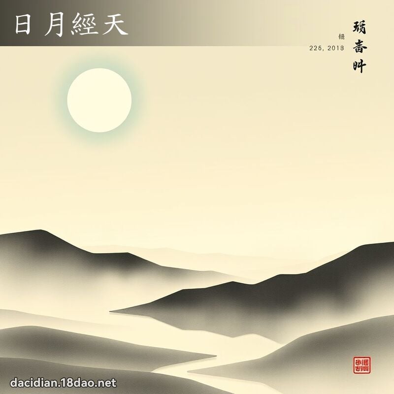 日月經天 配图