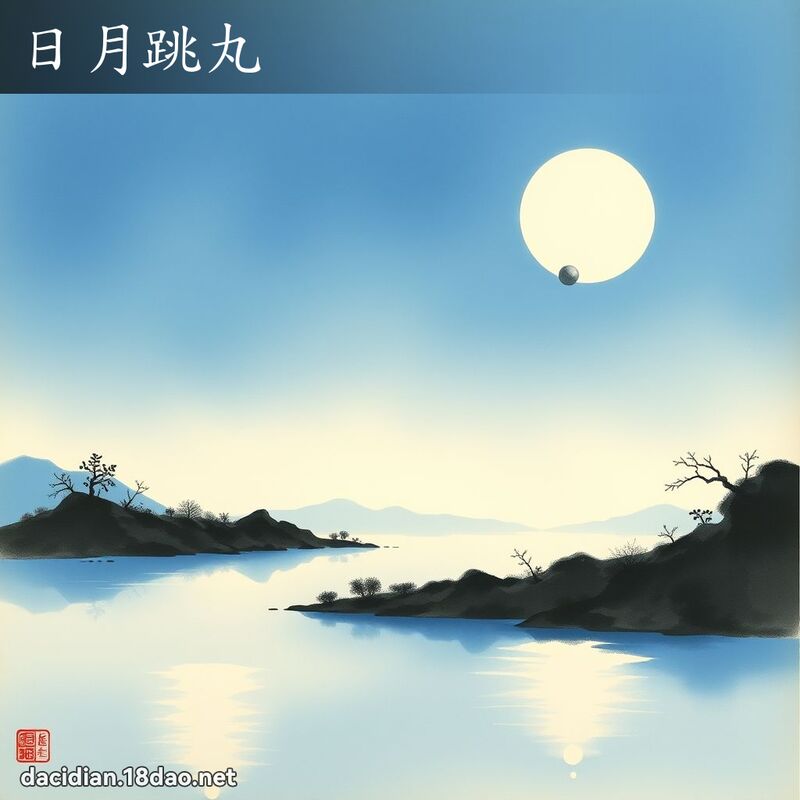 日月跳丸 配图