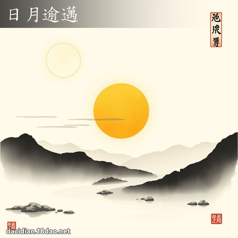 日月逾邁 配图