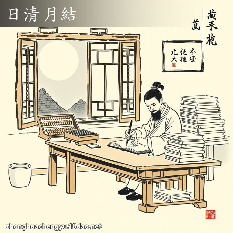 日清月結 配图