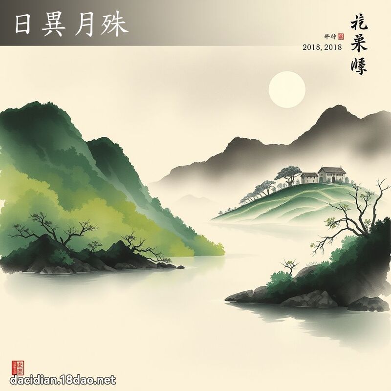 日異月殊 配图