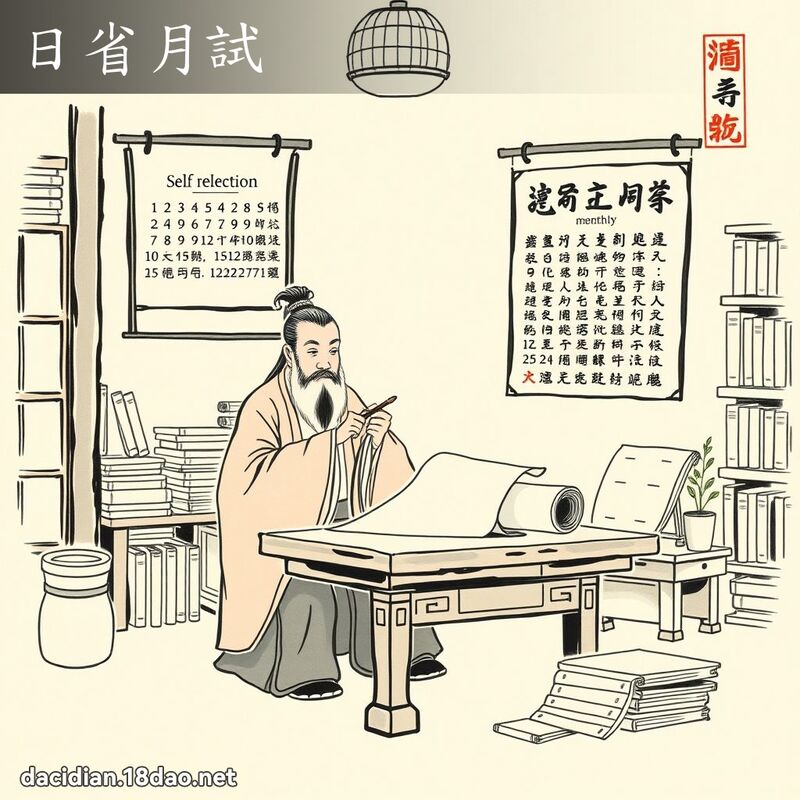 日省月試 配图