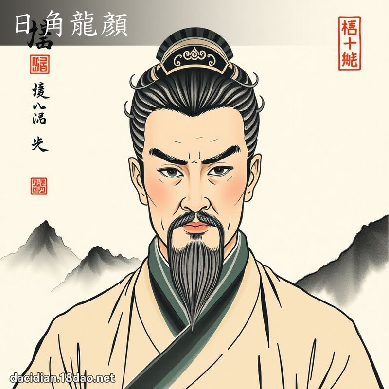 日角龍顏 配图