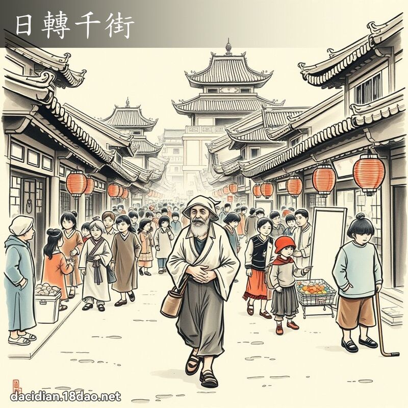 日轉千街 配图