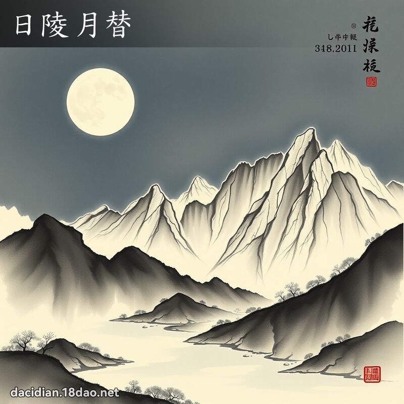 日陵月替 配图