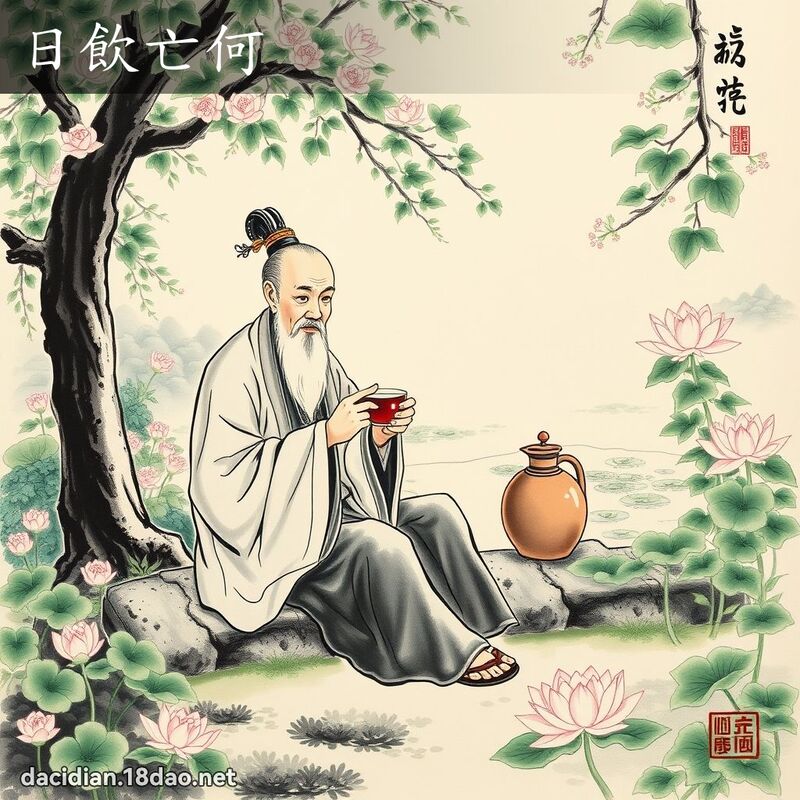 日飲亡何 配图