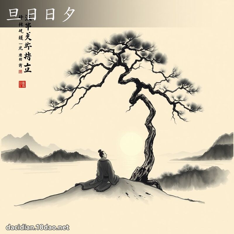 旦日日夕 配图