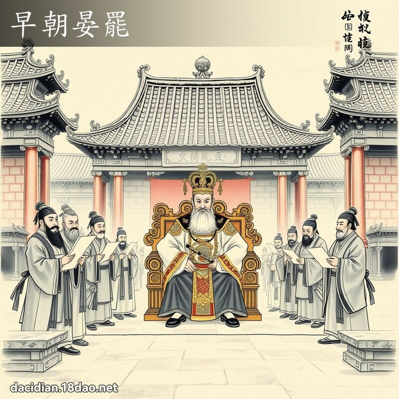 早朝晏罷 配图