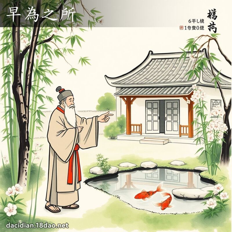 早為之所 配图