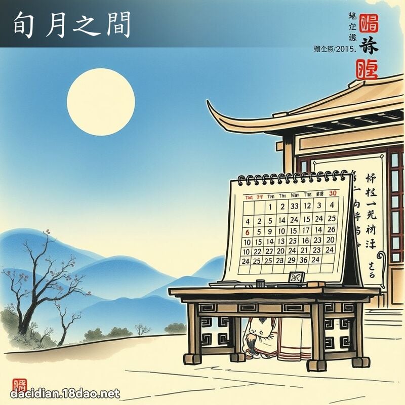 旬月之間 配图