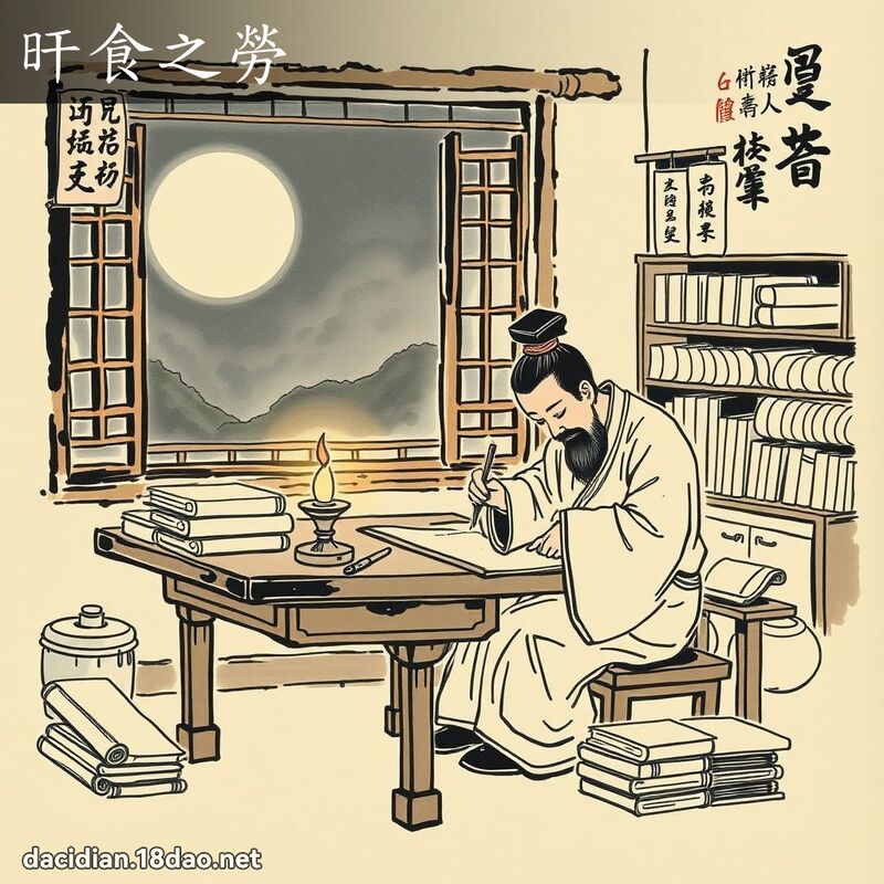 旰食之勞 配图