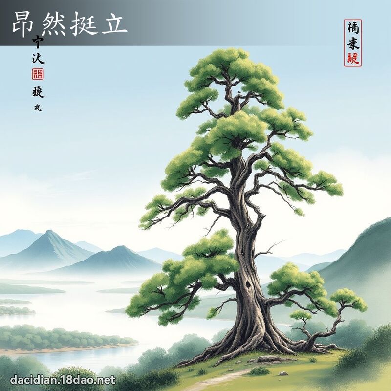 昂然挺立 配图