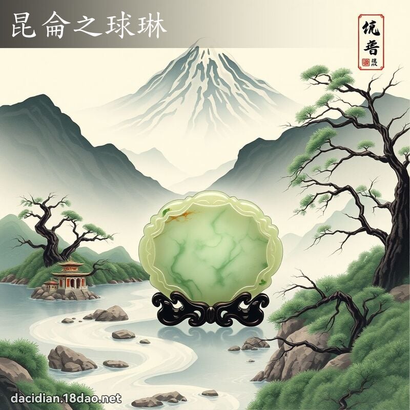 昆侖之球琳 配图