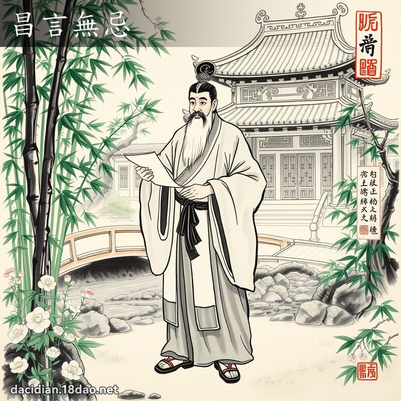 昌言無忌 配图