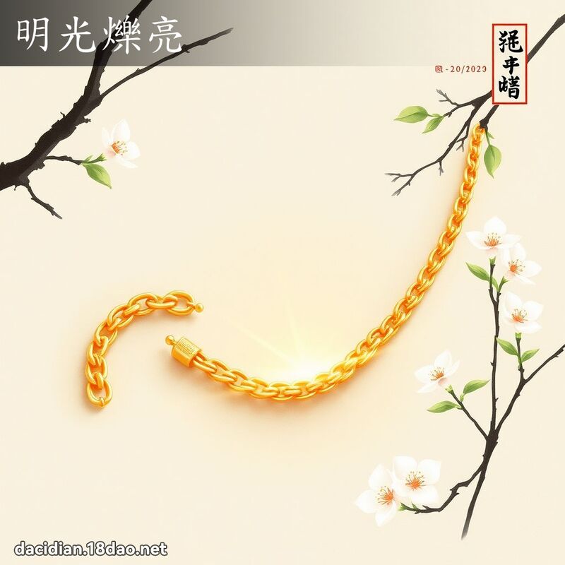 明光爍亮 配图